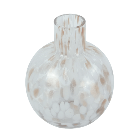 Fanny glasvase hvid 23 cm