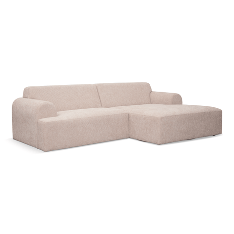 Arianna chaiselong sofa cream - Højrevendt