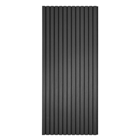 Premium akustikpanel i sort egetræsfiner 1200x520x18 mm