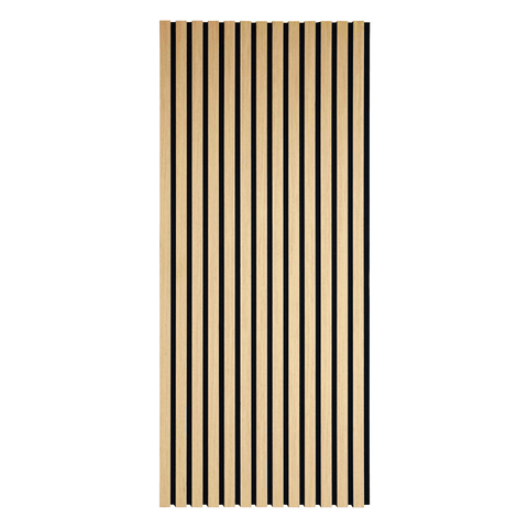Premium akustikpanel i egetræsfiner 1200x520x18 mm