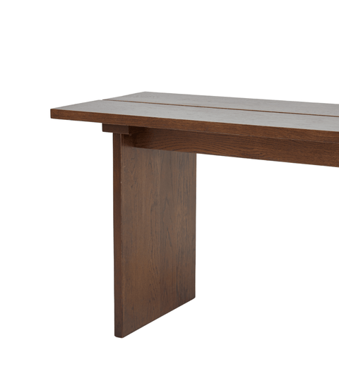 Mekia - bænk i røget eg 110x35x45 cm