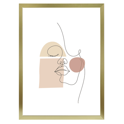 Ibi billedramme 13x18 cm guld