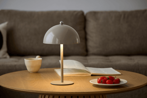 Bloom bordlampe Beige