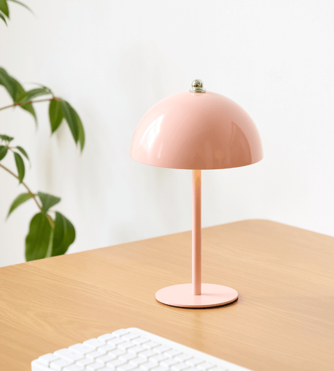 Bloom bordlampe Lyserød