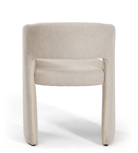 Daniella spisebordsstol med armlæn i beige