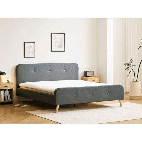Christian sengeramme i grå 180x200 cm ekskl. sengelameller og madrasser