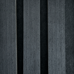 Premium akustikpanel prøve i sort egefiner 150 x 120 mm
