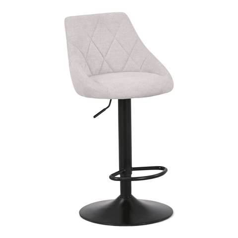 Cassie - beige justerbar barstol med drejefunktion 360 grader
