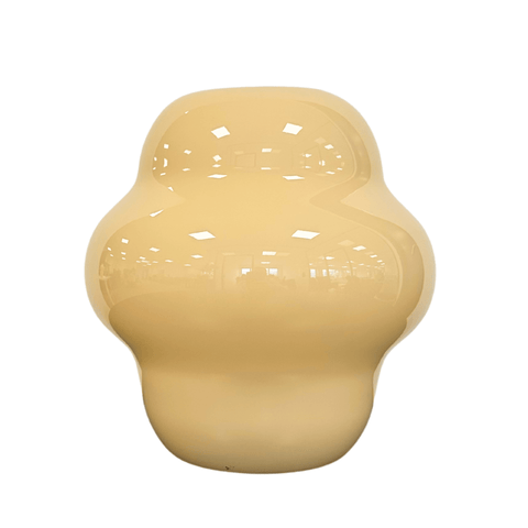Gina glasvase gul 20 cm