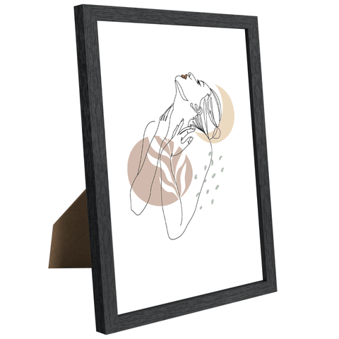 Paloma billedramme 21x30 cm sort