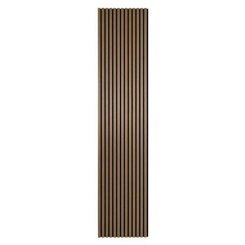 Premium akustikpanel i røget egetræsfiner 2400x520x18 mm