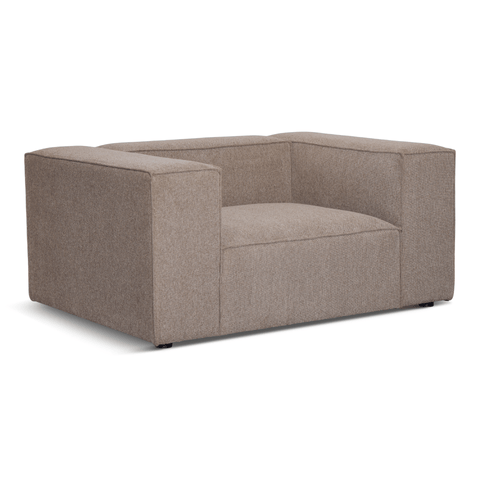 Hailey lænestol i sand L: 136 X D: 100 X H: 64 Cm