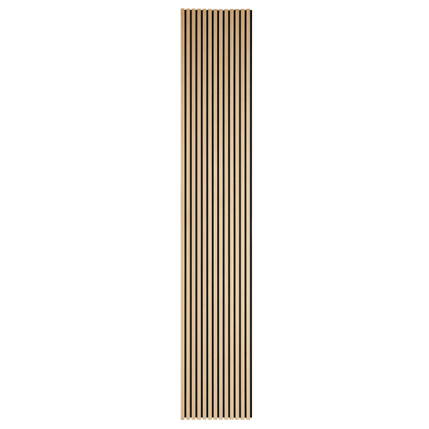 Premium Akustikpanel i egetræsfiner 3000x520x18 mm
