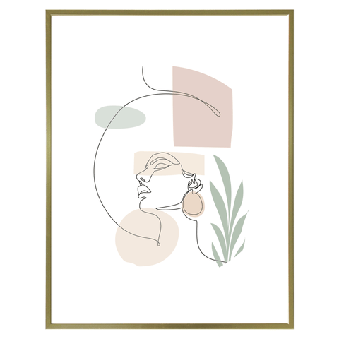 Ibi billedramme 30x40 cm guld