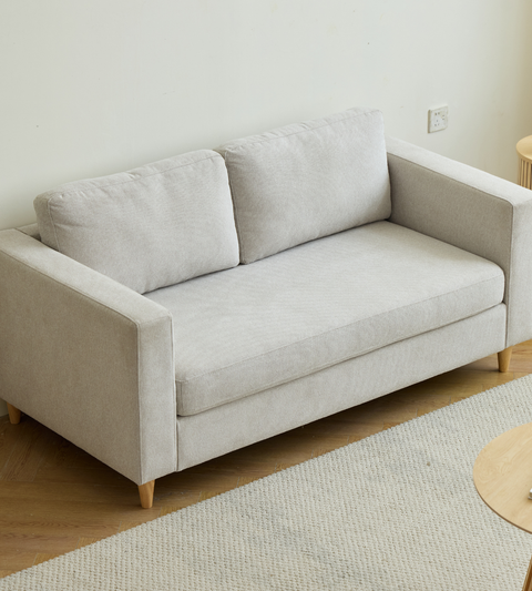 Hildur - 2 personers sofa i beige L: 169 x D: 85 x H: 77 cm
