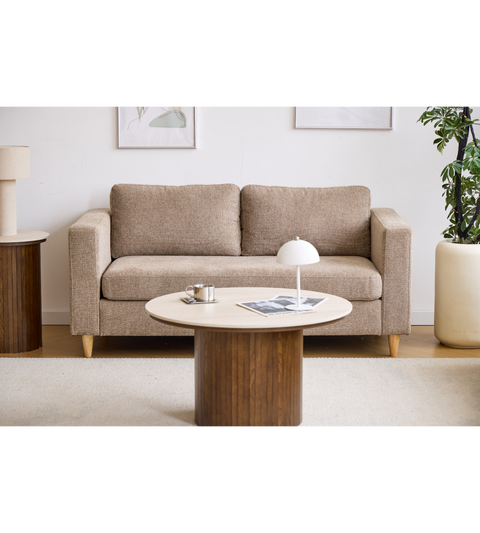 Hildur - 2 personers sofa i sand  L: 169 x D: 85 x H: 77 cm