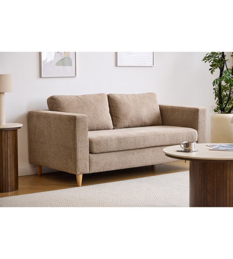 Hildur - 2 personers sofa i sand  L: 169 x D: 85 x H: 77 cm