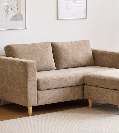 Hildur - 2 personers sofa i sand  L: 169 x D: 85 x H: 77 cm