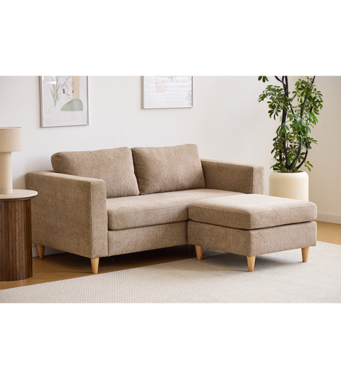 Hildur - 2 personers sofa i sand  L: 169 x D: 85 x H: 77 cm