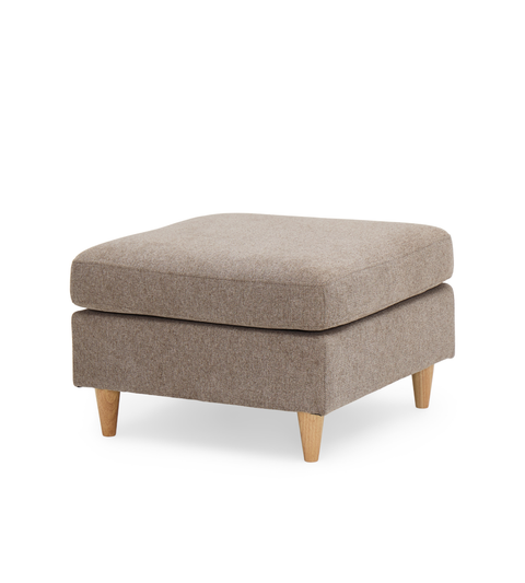 Hildur - puf i sand L: 66 x B: 66 x H: 43 cm