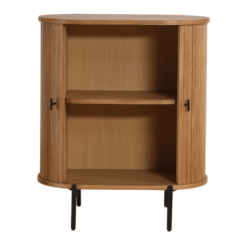 Florence jalousi skab med lameller i eg 70x40x85 cm