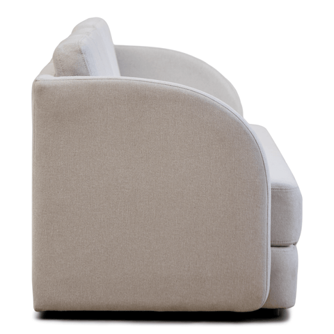 Katarina foldbar sovesofa beige L: 217 x D: 77/145 x H: 75 cm