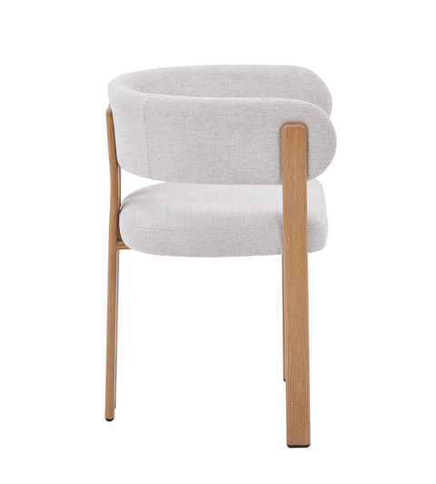 Eloise spisebordsstol i beige med egelook