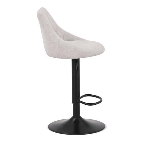 Cassie - beige justerbar barstol med drejefunktion 360 grader