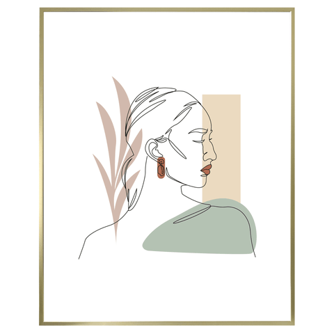 Lyra Billedramme 40x50 cm guld