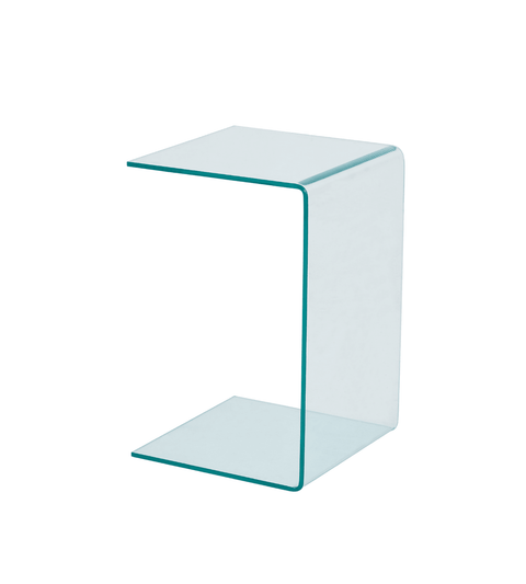 Nicole glas sofabord 60x40x40 cm