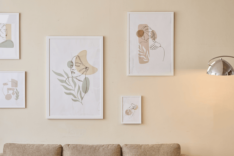 Lea billedramme 50x70 cm hvid