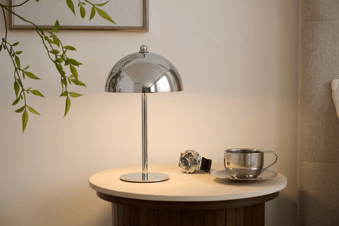 Bloom bordlampe Chrome
