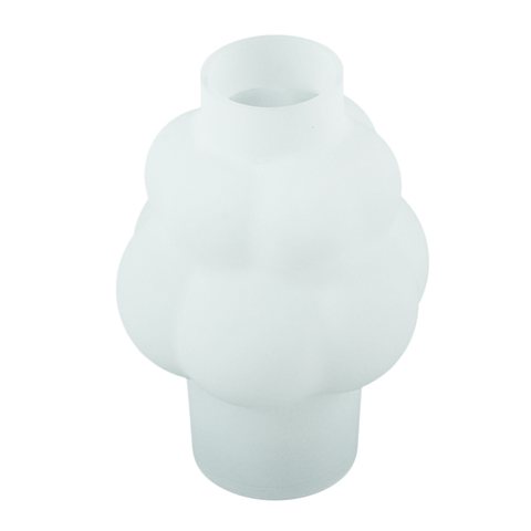 Foxy glas vase hvid 21 cm