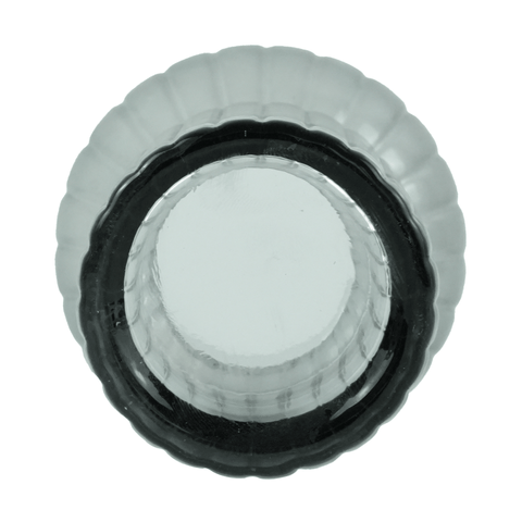 Hera glas vase grå 23 cm