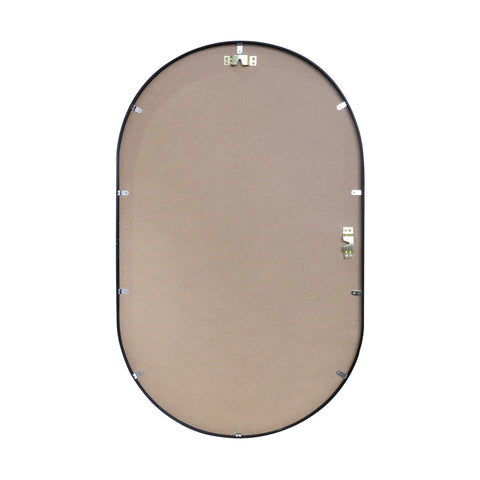 Sofie Ovalt Spejl Med Sort Ramme 50 x 80 cm