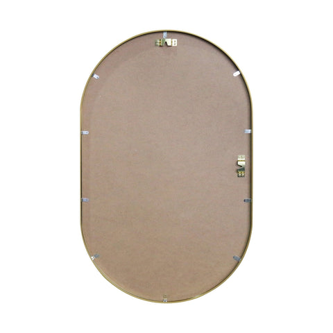 Sofie Ovalt Spejl Med Messing/Guld Ramme 50 x 80 cm