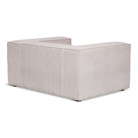 Hailey lænestol i beige L: 136 X D: 100 X H: 64 Cm