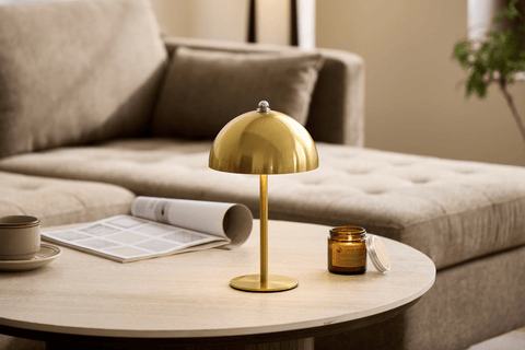 Bloom bordlampe Guld
