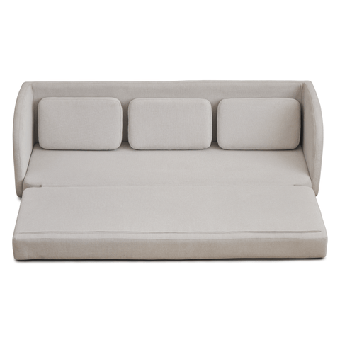Katarina foldbar sovesofa beige L: 217 x D: 77/145 x H: 75 cm