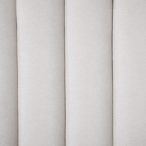 Viola sengegavl 180x143 cm i beige tekstil