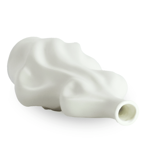 Alva keramik vase hvid 25 cm