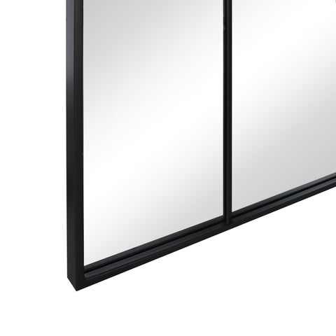 New Yorker spejl med sort ramme 180 x 80 cm