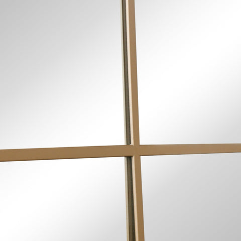 New Yorker spejl med guld/messing farvet ramme 180 x 80 cm