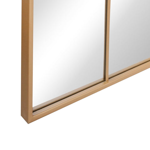 New Yorker spejl med guld/messing farvet ramme 180 x 80 cm