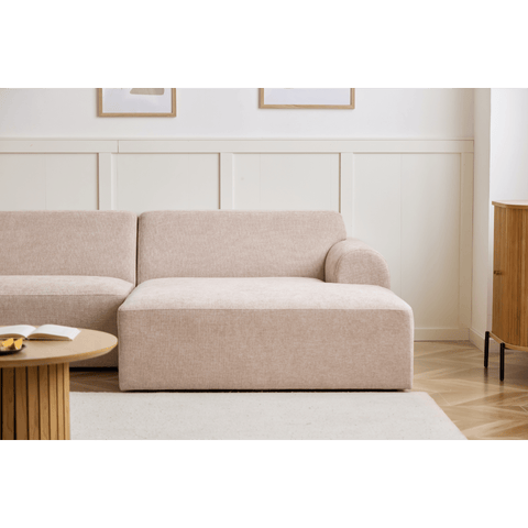 Arianna chaiselong sofa cream - Højrevendt