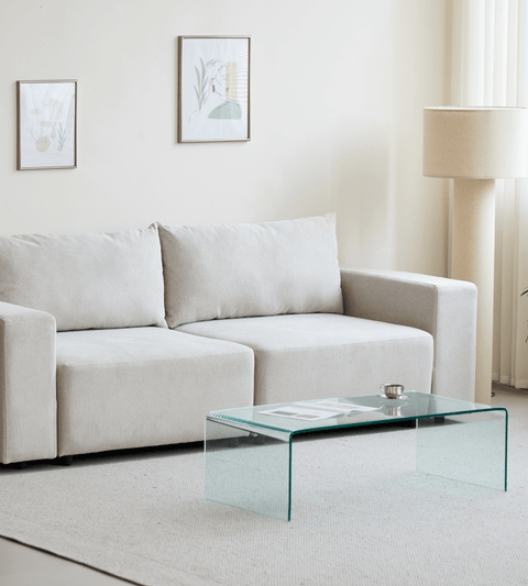 Noelle sovesofa i beige tekstil