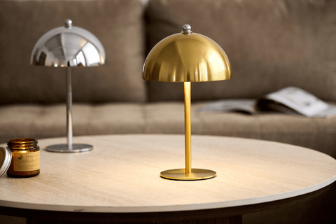 Bloom bordlampe Chrome