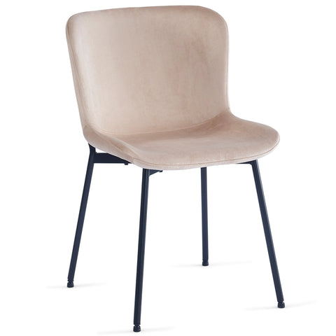 Adena spisebordsstol - Beige velour - Brudt emballage (OU12525)