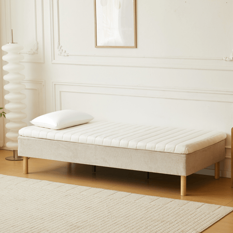 Premium Aksel hvid topmadras i memoryskum 90x200x7 cm