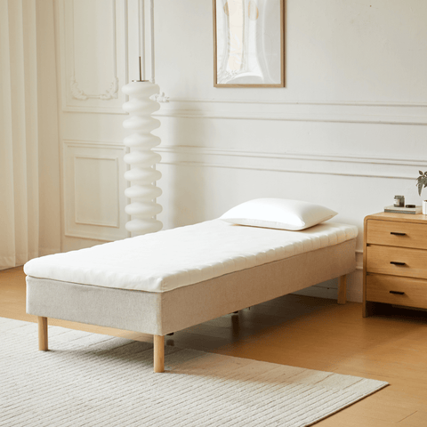 Premium Aksel hvid topmadras i memoryskum 90x200x7 cm
